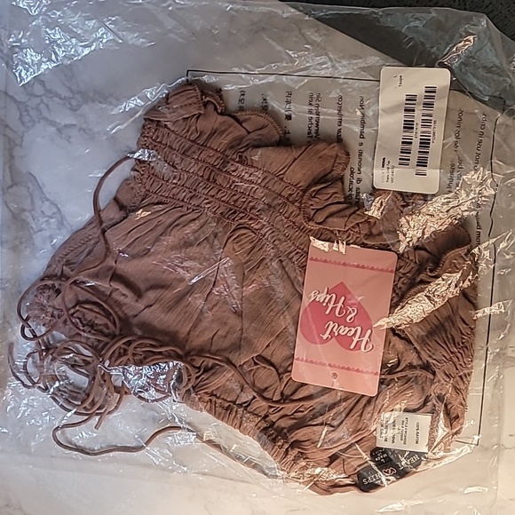 CROP TOP- TAUPE L - Picture 6 of 9